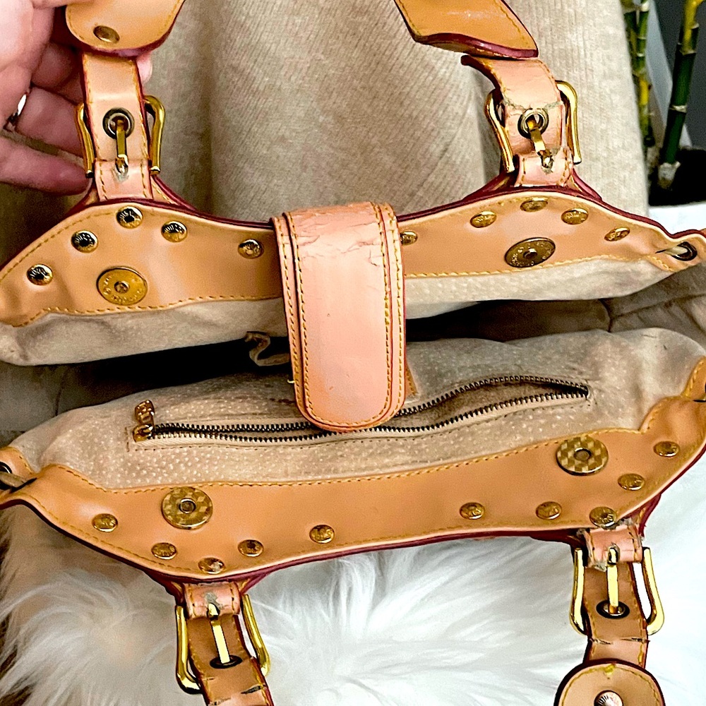 Louis Vuitton Theda Leather Black Monogram Multi Color Hand Bag (Vintage) - Picture 9 of 16